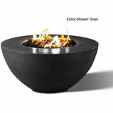 Slick Rock Concrete Oasis 34" Round Concrete Fire Pit Bowl KOF34