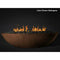 Slick Rock Concrete Oasis 60" Oval Concrete Fire Pit Bowl