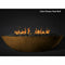 Slick Rock Concrete Oasis 60" Oval Concrete Fire Pit Bowl
