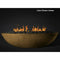 Slick Rock Concrete Oasis 60" Oval Concrete Fire Pit Bowl