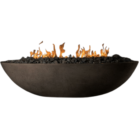 Slick Rock Concrete Oasis 60" Oval Concrete Fire Pit Bowl