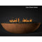 Slick Rock Concrete Oasis 60" Oval Concrete Fire Pit Bowl
