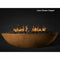 Slick Rock Concrete Oasis 60" Oval Concrete Fire Pit Bowl
