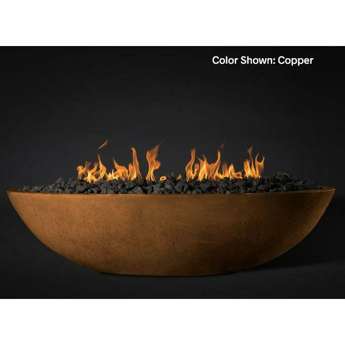 Slick Rock Concrete Oasis 60" Oval Concrete Fire Pit Bowl