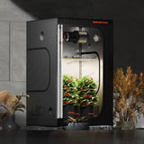 Spider Farmer 2.3’x2.3’x5.2′ 70cm x 70cm x 160cm Indoor Grow Tent