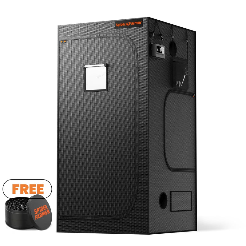 Spider Farmer 3’x3’x6′ 90cm x 90cm x 180cm Indoor Grow Tent （Free Grinder）