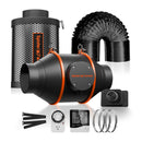 Spider Farmer 4-Inch 205 CFM Inline Fan Kits with Speed Controller Grow Tent Ventilation System