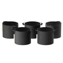Spider Farmer 5-pack 11 gallon grow bags Heavy Duty 300G Thickened Nonwoven Plant Fabric Pots with Handles