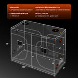 Spider Farmer 5’x10’x6.5′ 150cm x 300cm x 200cm Indoor Grow Tent