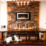 The Bio Flame Lorenzo 45-Inch Built-in/Wall Mounted Ethanol Fireplace