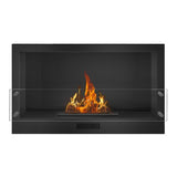 The Bio Flame 38-Inch Firebox SS Built-in Ethanol Fireplace