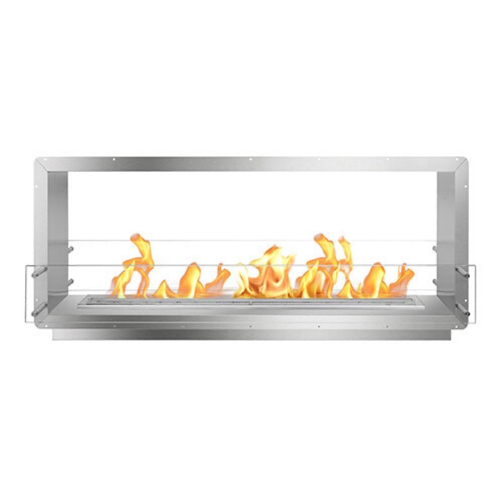 The Bio Flame 60-Inch Smart Firebox DS - See-Thru Ethanol Fireplace ...