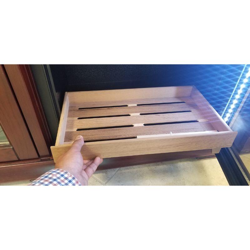 The Reagan Dual-Zone Climate Controlled Spanish Cedar Humidor Cabinet | 4,000 Cigars