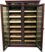 The Reagan Dual-Zone Climate Controlled Spanish Cedar Humidor Cabinet | 4,000 Cigars