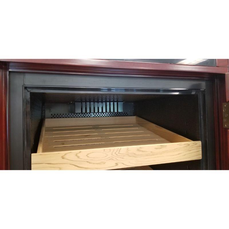 The Reagan Dual-Zone Climate Controlled Spanish Cedar Humidor Cabinet | 4,000 Cigars
