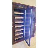 The Reagan Dual-Zone Climate Controlled Spanish Cedar Humidor Cabinet | 4,000 Cigars
