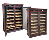 The Reagan Dual-Zone Climate Controlled Spanish Cedar Humidor Cabinet | 4,000 Cigars