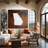 The Georgia - Metal Wall Art