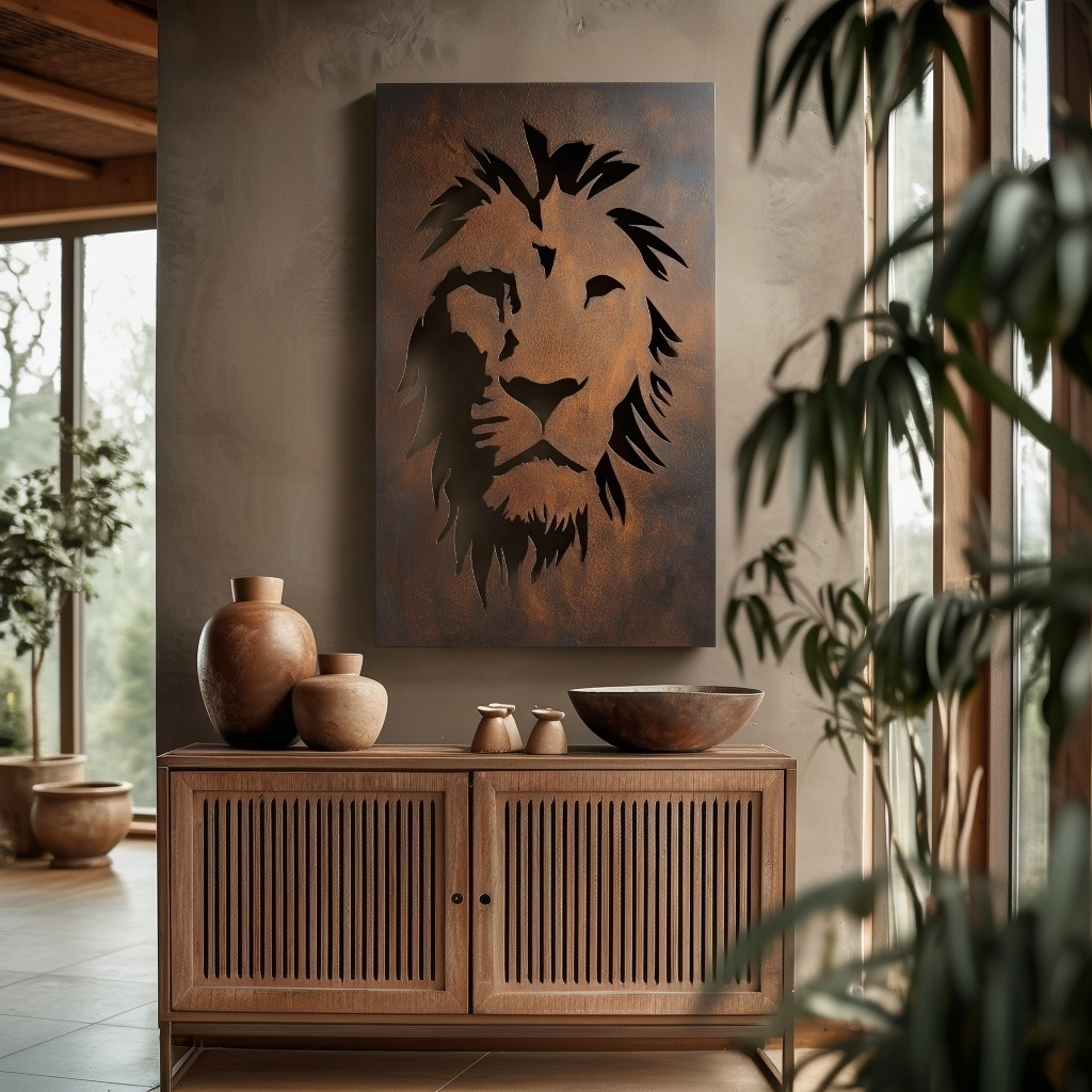 The Lion - Metal Wall Art
