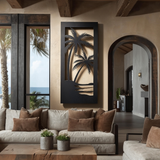 The Florida Palm Trees - Metal Wall Art