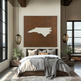 The North Carolina - Metal Wall Art