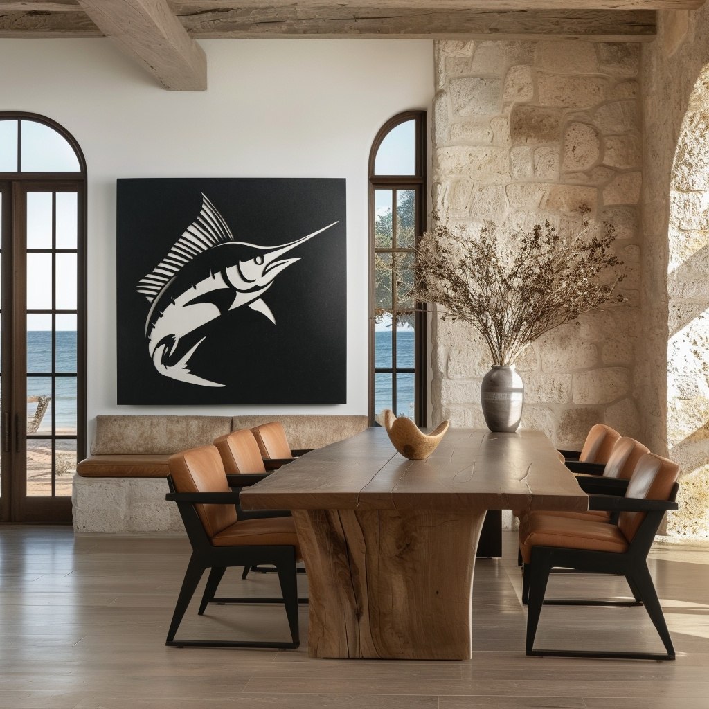 The Sailfish - Metal Wall Art