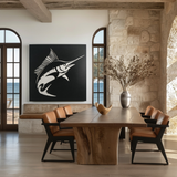 The Sailfish - Metal Wall Art