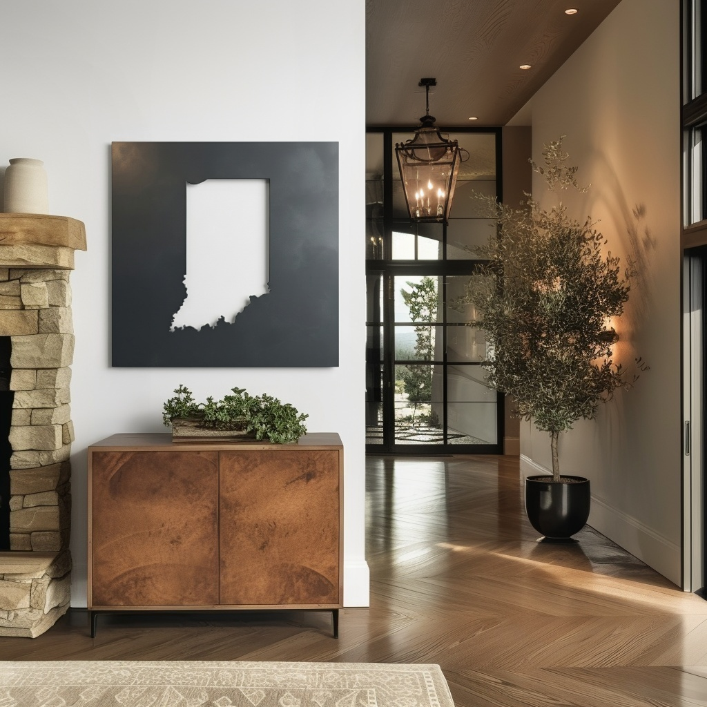 The Indiana - Metal Wall Art