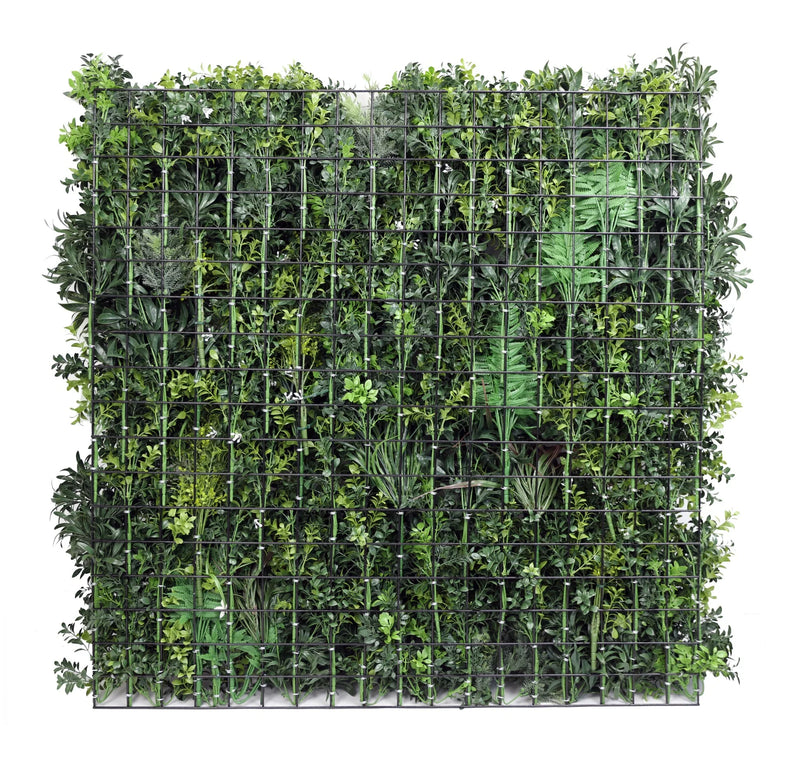 Designer Plants USA Tropical Vibe Artificial Vertical Garden Wall 35" x 35" UV Resistant
