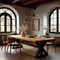Carbon Designs The Virginia Dining Table - Wood