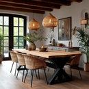 Carbon Designs The Virginia Dining Table - Wood