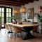 Carbon Designs The Virginia Dining Table - Wood