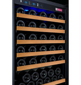 Allavino FlexCount Series 56 Bottle Single Zone Built-In Wine Refrigerator with Black Door Right Hinge VSWR56-1BR20