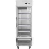 Chery Industrial 27” W27 19 cu. ft Commercial Display Glass Door Refrigerator