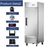 Chery Industrial 27"W Commercial Freezer 19 cu. ft. Single Solid Door Reach-In Freezer