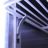 Chery Industrial 54"W Commercial Refrigerator 42 cu. ft. 2 Glass Door Reach In Refrigerator