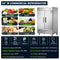 Chery Industrial 54"W Commercial Refrigerator 42 cu. ft. 2 Solid Door Reach-In Refrigerator