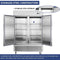 Chery Industrial 54"W Commercial Refrigerator 42 cu. ft. 2 Solid Door Reach-In Refrigerator