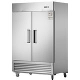 Chery Industrial 54"W Commercial Refrigerator 42 cu. ft. 2 Solid Door Reach-In Refrigerator