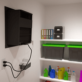 WhisperKOOL Extreme 3500tiR Self-Contained Through-the-Wall Wine Cellar Cooling Unit (with Remote)