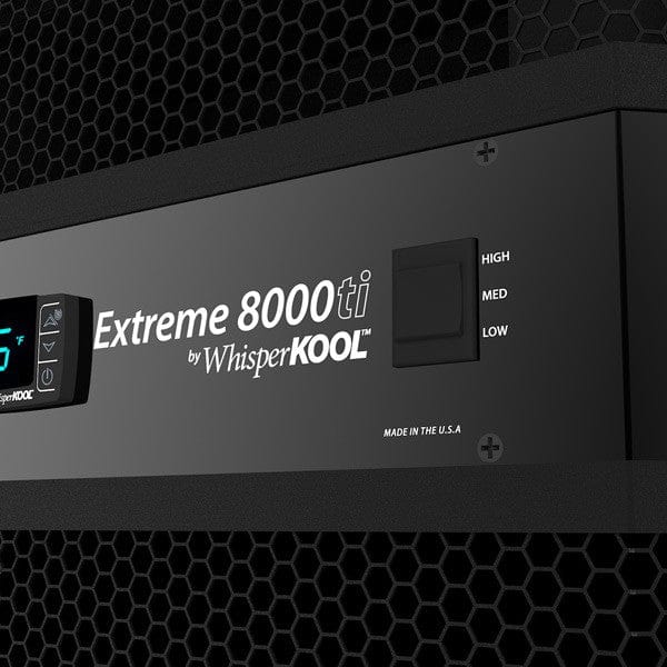 WhisperKOOL Extreme 3500tiR Self-Contained Through-the-Wall Wine Cellar Cooling Unit (with Remote)