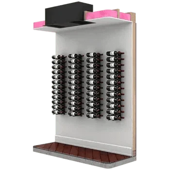 WhisperKOOL Mini Ceiling Mount 220V High Efficiency Ductless Split Wine Cellar Cooling System