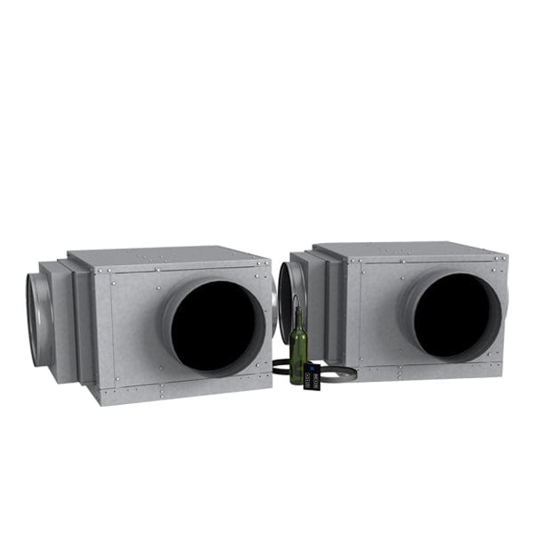 WhisperKOOL Quantum Twin 24000 220V High Efficiency Ducted Wine Cellar Cooling System