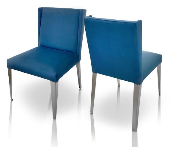 Metall CH410 Modern Upholstered Dining Chair