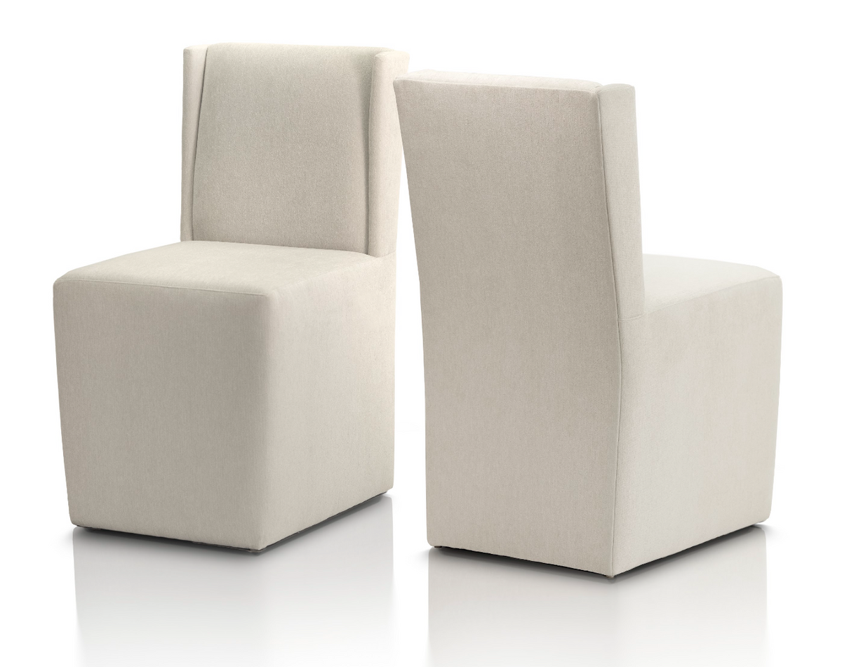 Metall CH470 Modern Fully Upholstered Dining Chair
