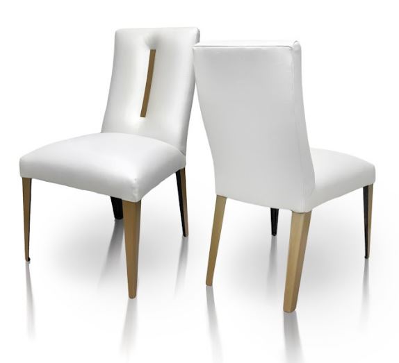 Metall CH445 Modern Vertical Opening Upholstered Dining Chair